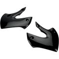 Ufo Plastics Radiator Cover Black For Kawasaki Suzuki Kx Rm Klx Drz 