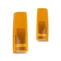 Corner Light Pair For Gmc Jimmy 1992 1993 1994 Driver And Passenger Side Amber Lens Housing Replacement Gm2550116 Gm2551108 
