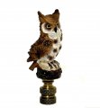 Texas Lamp Parts Resin 0wl Shade Finial Antique Brass Base 103 