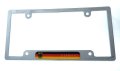 Germany German Deutschland Flag Car License Plate Frame Chrome Plated Abs Cp08