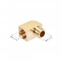Uxcell Brass Pipe Fitting 90 Degree Barstock Street Elbow M10 Malexm10 Female 2pcs