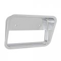 Chrome Plastic Upper Cb Trim With 2 Holes For Freightliner Cascadia 2008 And Newer Model 67793 Empire Finish 