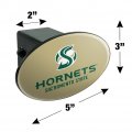 Sacramento State University Secondary Oval Tow Hitch Cover Trailer Plug Insert 2