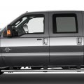 Dawn Enterprises Fe-f250 350-cc Finished End Body Side Molding For Ford F-250 F-350 Ingot Silver Ux 