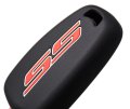 Ss Silicone Key Fob Cover Case Protector With Emblem Badge Trim Decal For Chevrolet Chevy Camaro Malibu Impala 