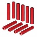 M3x25mm Aluminum Hex Standoff Pcb Pillar Spacer For Rc Airplane Fpv Quadcopter Cnc Red 10pcs 
