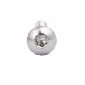 Uxcell M4x25mm 304 Stainless Steel Button Head Hex Socket Cap Screws Bolts 80pcs