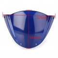 Lirun Motorcycle Windshield Windscreen Deflector Spoiler Shield Double Bubble Fit For Ducati M1000 Monster 696 659 795 796
