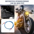 X Autohaux 100cm 39 37 Length 10mm Id Motorcycle Hydraulic Brake Line Oil Hose Pipe 28a 0a Stainless Steel Braided Cable For