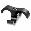 X Autohaux 10pcs Car An10 19mm Hose Separator Clamp Oil Line Brake Aluminum Alloy Bracket Fuel Mounting Divider Black