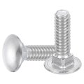 20 Pcs Carriage Bolts 1 4 In X 3 304 Stainless Steel Round Head Square Neck Screws For Fastening Accessories Silver 