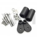 Smt-no Cut Frame Slider Crash Protector Compatible With 2006 2007 Honda Cbr 1000rr 1000 Rr Black B00rudyu8i