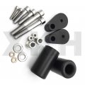 Smt-no Cut Frame Slider Crash Protector Compatible With 2006 2007 Honda Cbr 1000rr 1000 Rr Black B00rudyu8i