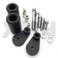 Smt-no Cut Frame Slider Crash Protector Compatible With 2006 2007 Honda Cbr 1000rr 1000 Rr Black B00rudyu8i