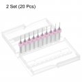 Uxcell Pcb Drill Bits 0 9mm Tungsten Carbide Rotary Tool Jewelry Cnc Engraving Print Circuit Board Micro 1 8 Inch Shank 2 Set