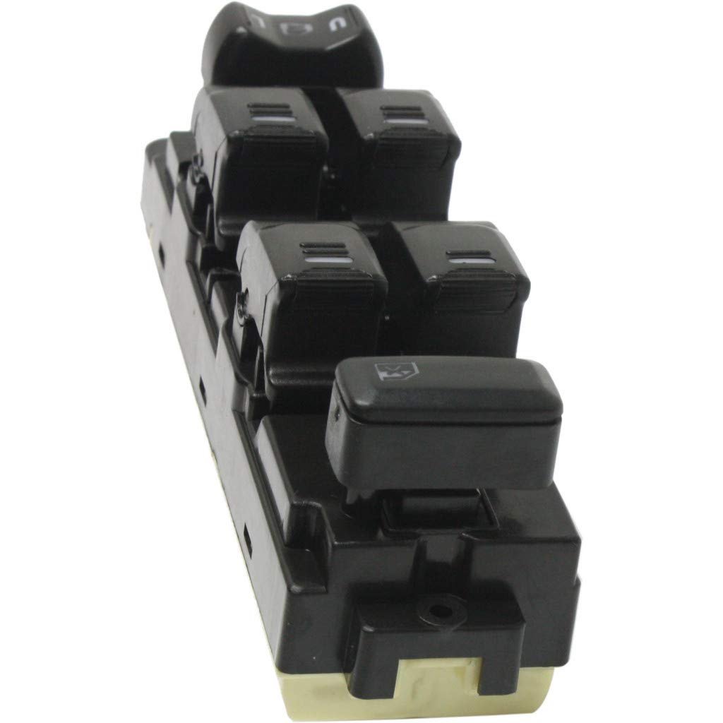Power Window Switch For Hummer H3t 2009 2010 Front Driver Side Black 4 Door Push Button Motorized Replacement Part