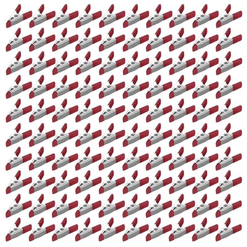 Lot Of 100 2 Inch Spring Metal Clamps Wholesale Bulk