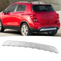 Rear Lower Bumper Skid Plate Valance Panel For Chevy 2016 To 2022 Silver Abs Plastic Replacement Guard
