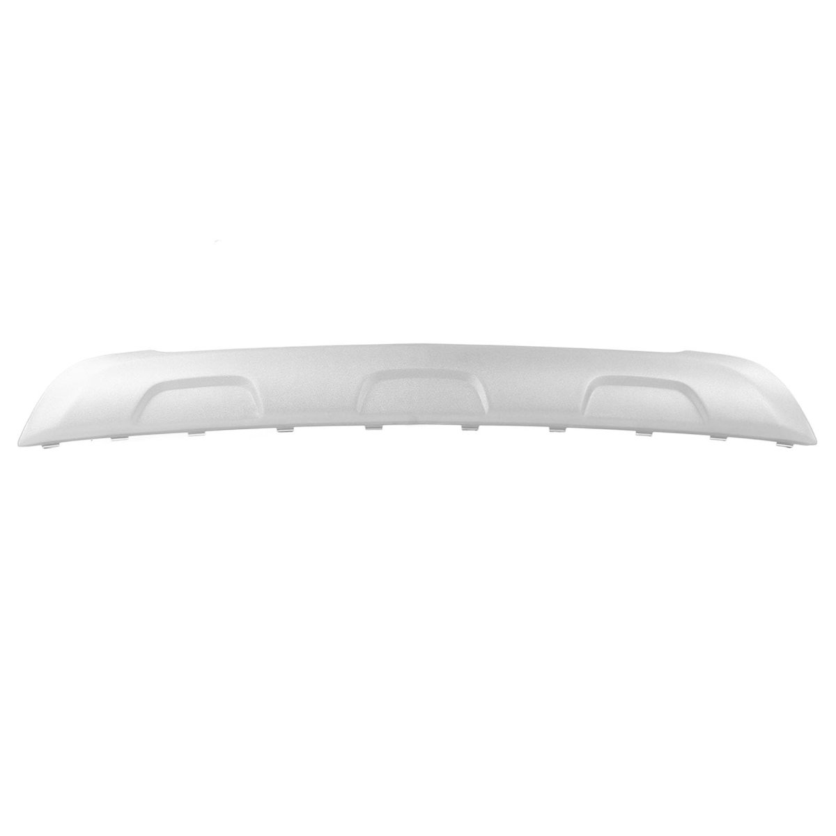 Rear Lower Bumper Skid Plate Valance Panel For Chevy 2016 To 2022 Silver Abs Plastic Replacement Guard