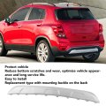 Rear Lower Bumper Skid Plate Valance Panel For Chevy 2016 To 2022 Silver Abs Plastic Replacement Guard