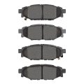 Front Disc Brake Pads For Subaru Forester 2009 To 2018 Ceramic Friction Mechanical Wear Sensor 4 35 In Inner And Outer Pad 