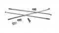 Sports Parts Mx Front Stainless Steel Spoke Set 21in 