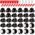 Ocpty 40pack Green Led Light Kits Bright Instrument Panel Gauge Cluster Dashboard Bulbs With Twist Lock Socket Fit For