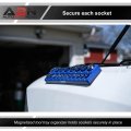 Abn Magnetic Socket Organizer Tray A Metric 1 2in Holder Tool 19 Slot Blue