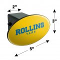 Rollins College Secondary Logo Oval Tow Hitch Cover Trailer Plug Insert 2
