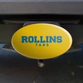Rollins College Secondary Logo Oval Tow Hitch Cover Trailer Plug Insert 2