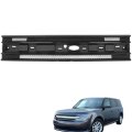 Plastic Front Inner Bumper Grille Kit With Glossy Black Straight Trims Replacement For Flex 2013-2019 Da8z-8200-bc 