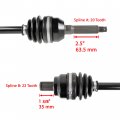 Caltric Front Left And Right Cv Joint Axle Shaft Compatible With Polaris