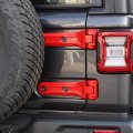 Tailgate Hinge Cover Spare Tire Bracket Rear Door Liftgate Trim For Jeep Wrangler Jl Jlu 2018 2022 And Gladiator Jt 2020 Red 