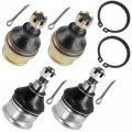 Caltric Front Upper And Lower Ball Joint Compatible With Honda 51375-hp5-601 51220-hl1-a01