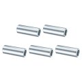 5 Pcs Galvanized Steel Spacer 1 2 Bore X 3 4 Od Length Unthreaded Standoff Bushing Plain Finish Round Metal Fits M12 Screws 