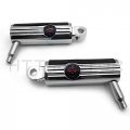 Httmt Mt216-121 Pa010x2 Compatible With Suzuk Boulevard Intruder S83 Vs1400 Marauder 800 Vz800 Skull Footpeg Footpegs