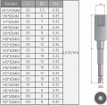 Bettomshin 1 4 Quick-change Hex Shank 10mm Magnetic Nut Setter Driver Drill Bit 65mm Length Metric 5pcs