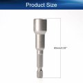 Bettomshin 1 4 Quick-change Hex Shank 10mm Magnetic Nut Setter Driver Drill Bit 65mm Length Metric 5pcs