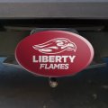 Liberty University Secondary Logo Oval Tow Trailer Hitch Cover Plug Insert