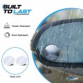 True Line Automotive Blind Spot Mirrors 2 Pack Round Hd Convex Car With Adjustable 360a View Universal Fit Blindspot Mirror For
