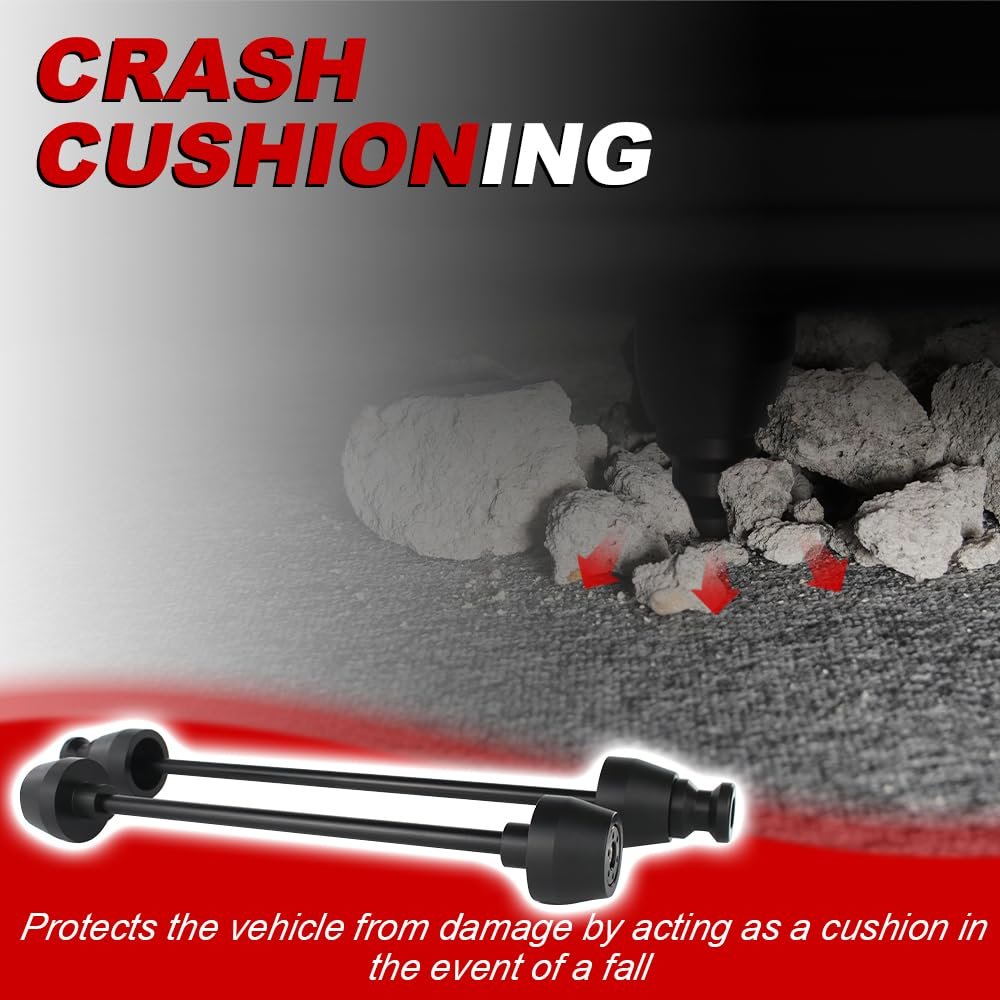 Front Axle Sliders And Rear Swing Arm Bobbins For Ninja Zx 10r 2011 2024 10rr 2017 Motorcycle Fork Crash Protection Kit