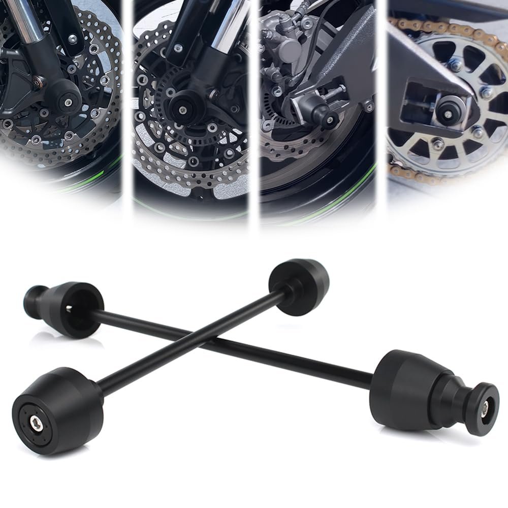Front Axle Sliders And Rear Swing Arm Bobbins For Ninja Zx 10r 2011 2024 10rr 2017 Motorcycle Fork Crash Protection Kit
