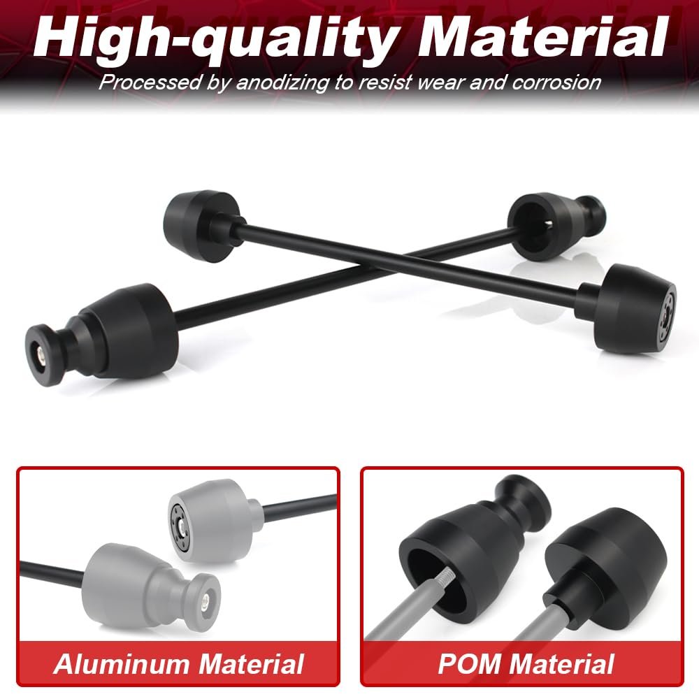 Front Axle Sliders And Rear Swing Arm Bobbins For Ninja Zx 10r 2011 2024 10rr 2017 Motorcycle Fork Crash Protection Kit