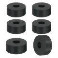 6pcs Thick Rubber Spacer 1-3 4 Inch Od X 1 2 Id 13 16 Thickness Round Bushings Anti Vibration Flat Washers For Home Industrial 