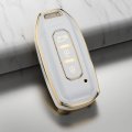 Kunio Car Key Fob Cover Case Compatible With Ford Taurus Territory Kuga Protectivechain Shell Tpu Holder 3 Buttons Key Bag