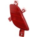 Rear Reflector For Hyundai Elantra Hatchback Gt 2013 To 2017 Driver Side Fits Hy1184111 And 92405-a5100 Dot Certified Plastic 