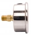 Durachoice 2-1 2 Liquid Filled Pressure Gauges Stainless Steel Case Brass 1 4 Npt Center Back Mount Connection 0-1500psi 
