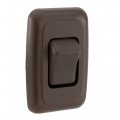 Rv Switch Spst On Off 1 Gang Bezel 12v Brown 