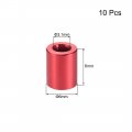 Uxcell 10 Pcs Round Aluminum Standoff Column Spacer 3 1x6x6mm Idxodxh Red For Drone Fpv Quadcopter Racing Rc Multirotors Parts
