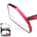 Kiwav Magazi Mirrors Cnc Aluminum Sharp Look Cleaver Red 10mm 5 16 Motorcycle